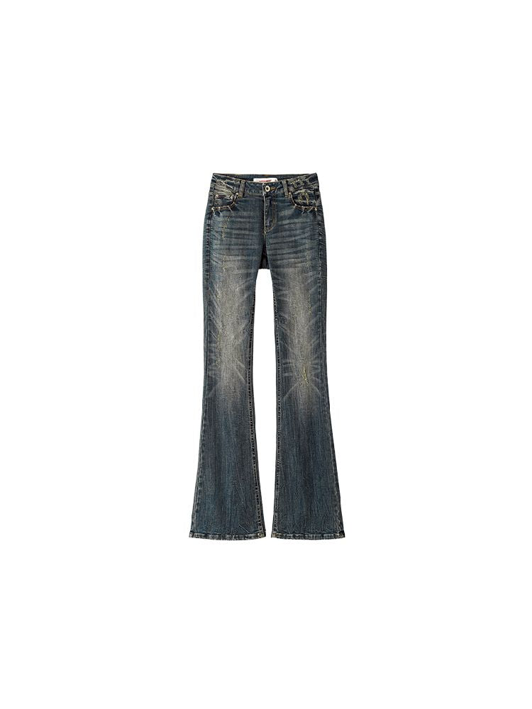 Heavyweight Denim Flared Pants