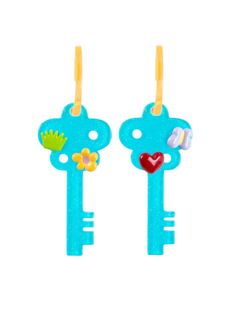 Cute Childish Key Earrings