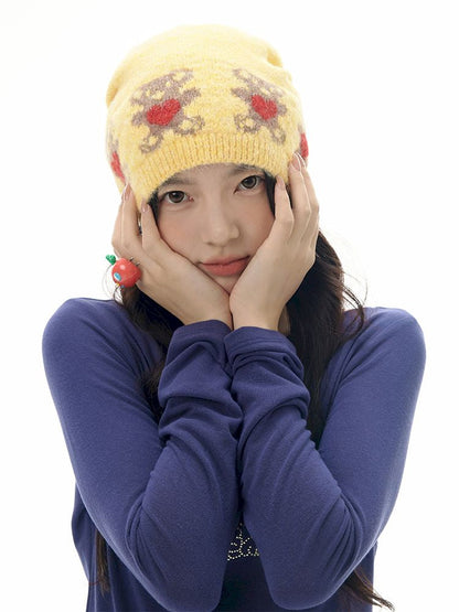 Yellow Love Bear Cold Hat