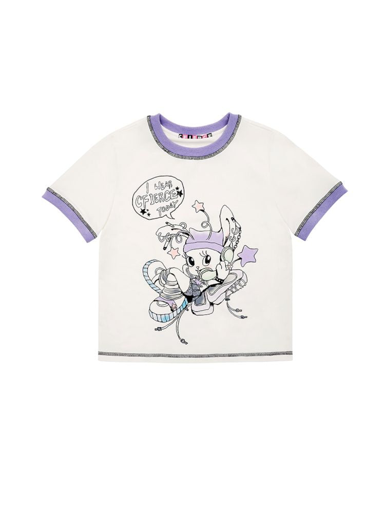 Bunny Elf Printed t-shirt