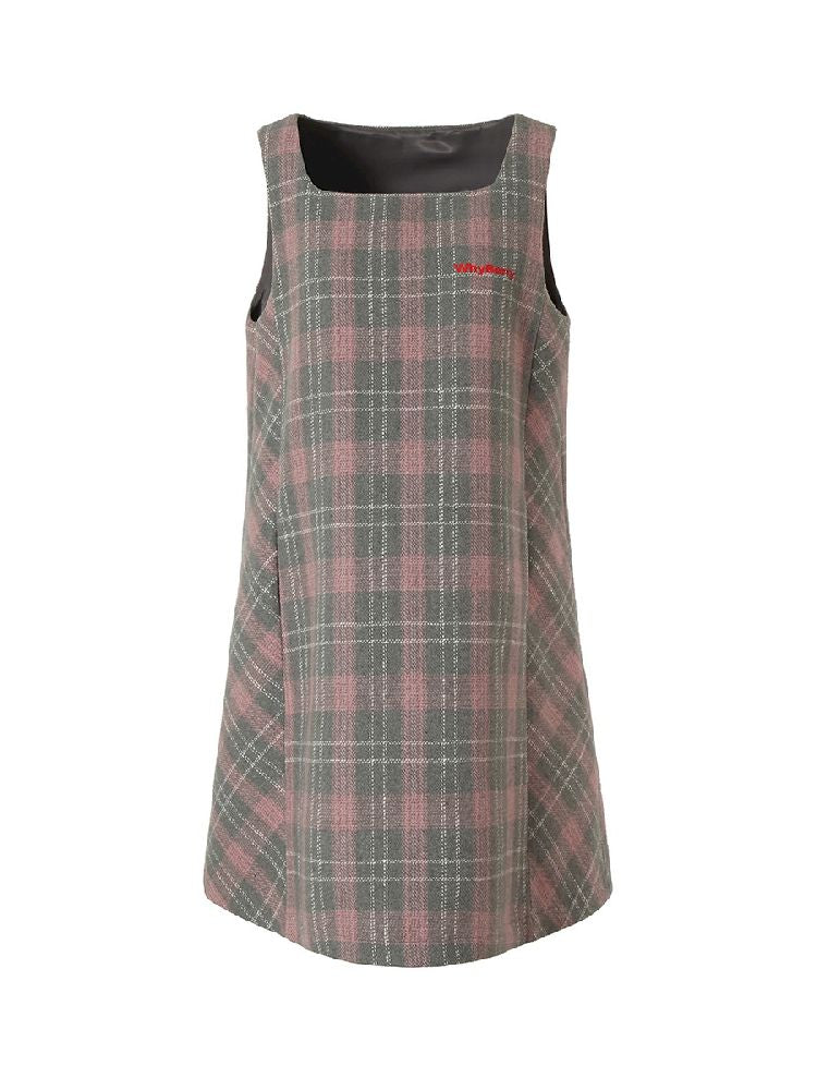 Tweed Vest Dress