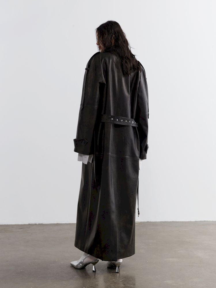 Heavyweight Extra Long Trench Coat