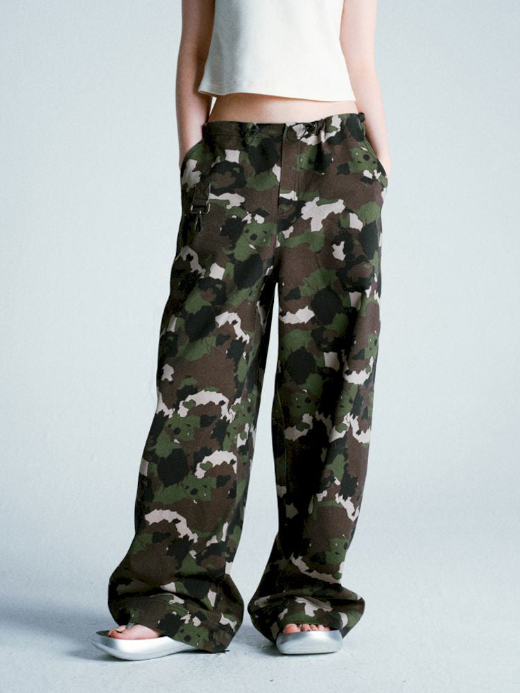 Camouflage full print work trousers