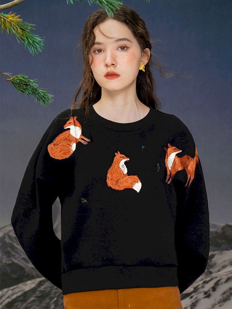 Red Fox Sweatshirt