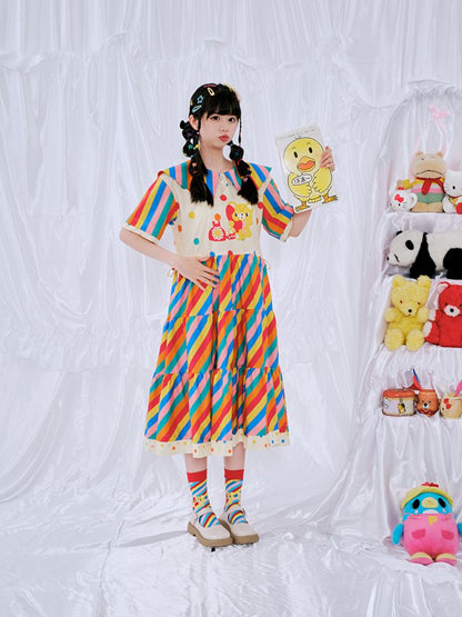 Rainbow Diary Dress