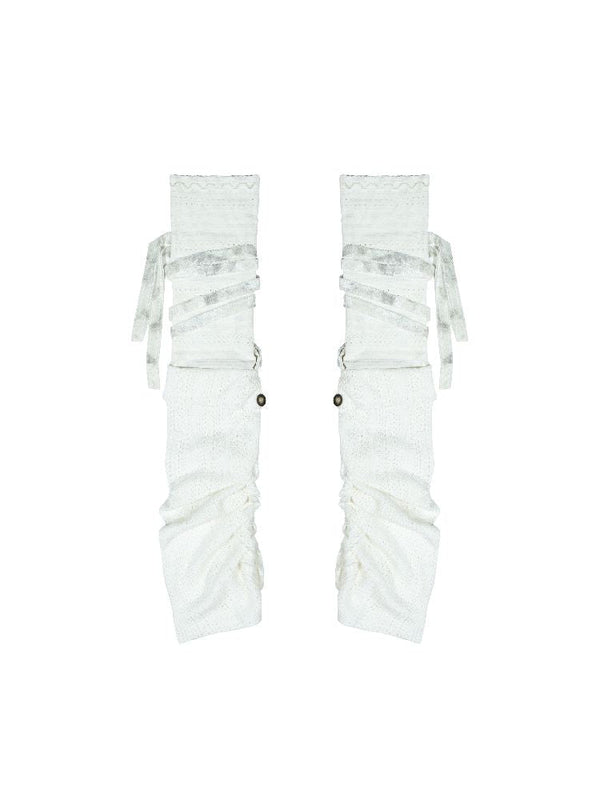 Patchwork Knit Layering Socks