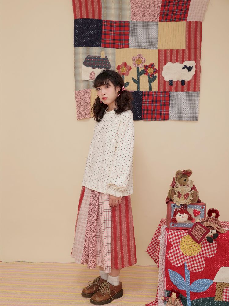 Knit Jacquard Bottom Shirt