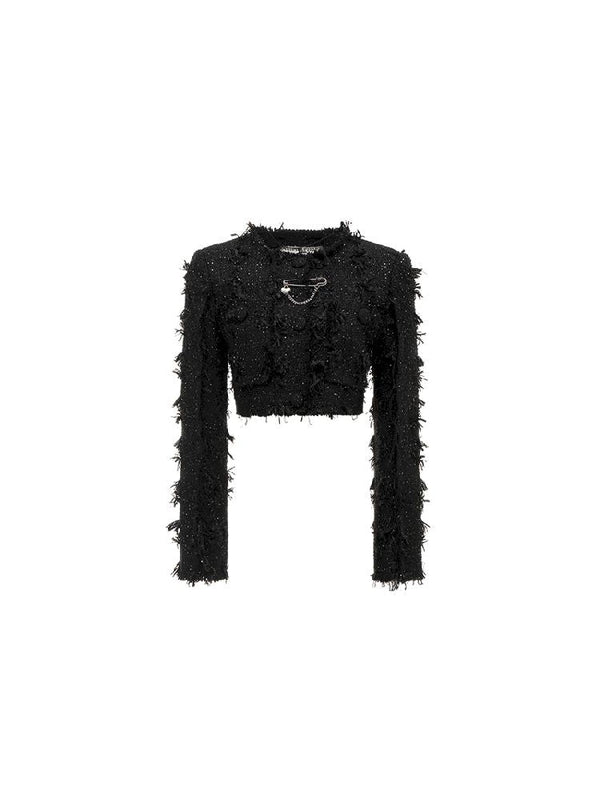 Raw Edge Short Jacket