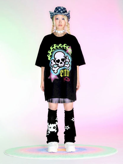 Genderless loose short sleeve t-shirt