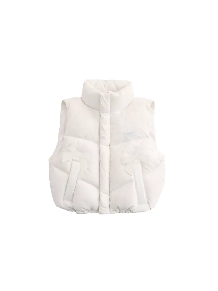 Absorbent bow short down jacket