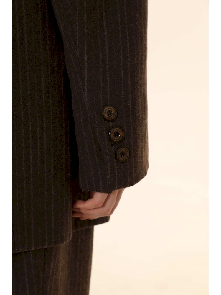 Tweed Copper Button Suit