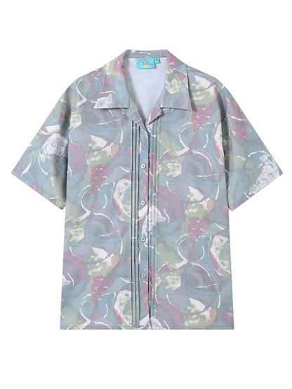 "Magic Gallery" Printed Short Sleeve Shirt