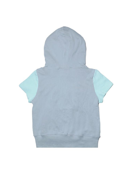 Angel Wings Short Sleeve Hooded Sweatshirt