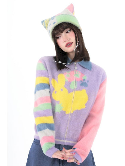 Ghostly Colorful Dopamine Niche Sweater