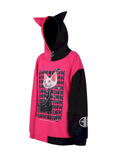 Devon Cat Ear Hooded Sweatshirt