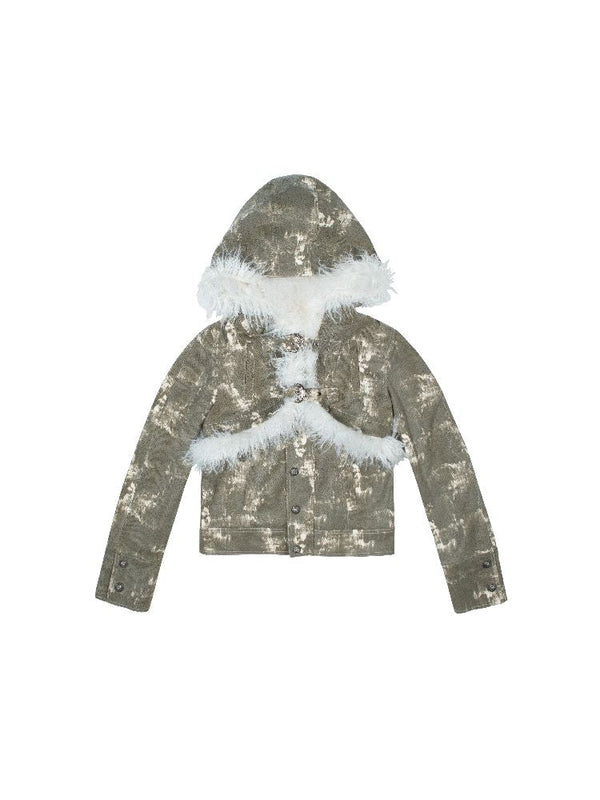 Fake two-piece straight jacket