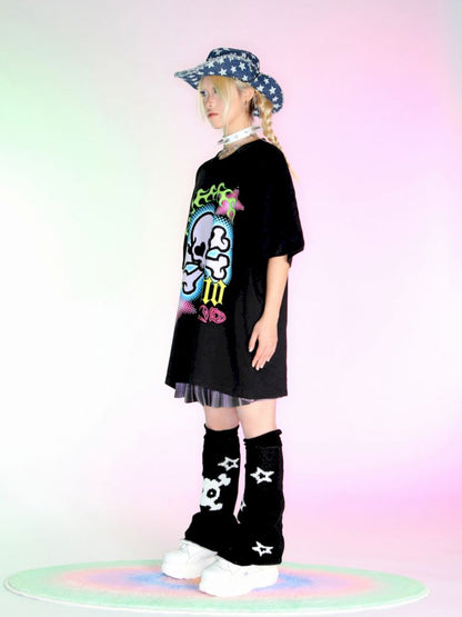 Genderless loose short sleeve t-shirt