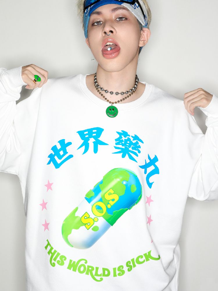 Pill Loose Sweatshirt