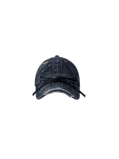 Denim Printed Baseball Cap