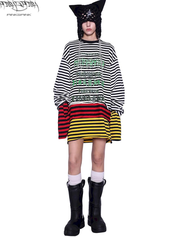 Stacked Stripe Sweatshirt T