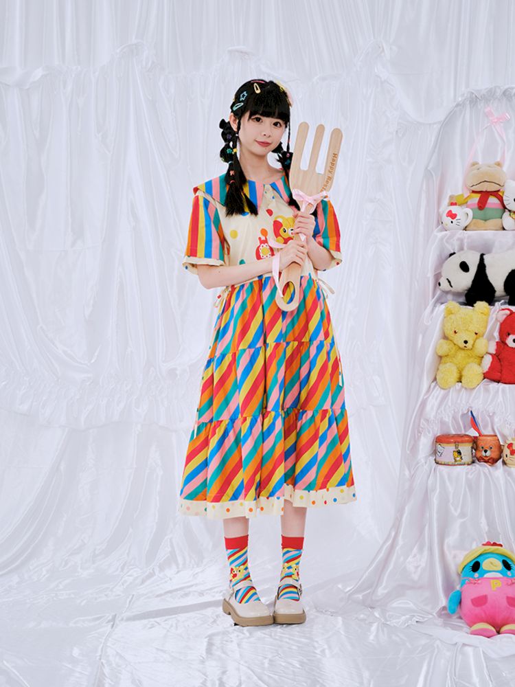 Rainbow Diary Dress