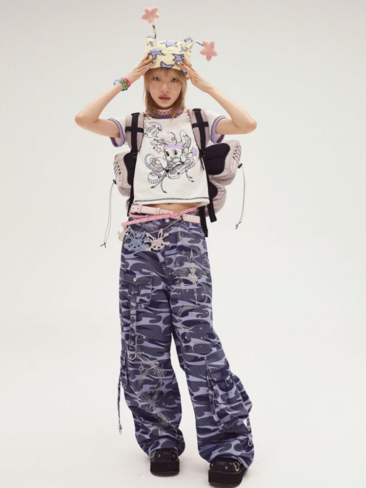 Elf Print Totem Jeans