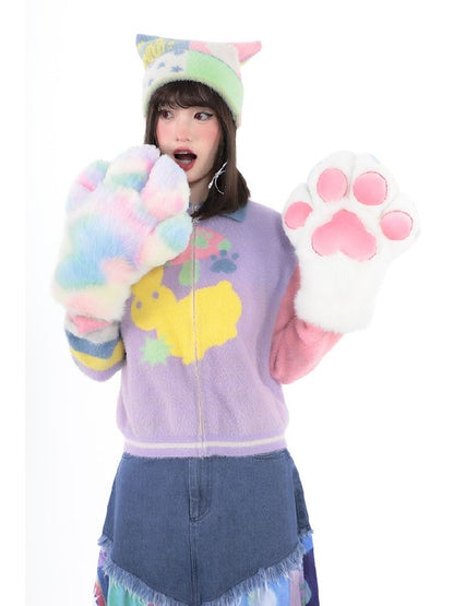 Ghostly Colorful Dopamine Niche Sweater