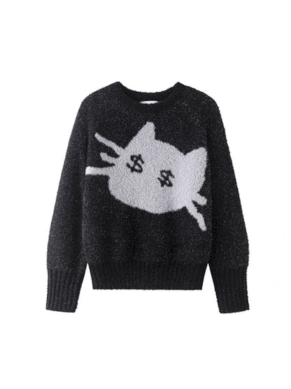 Black Cat Sweater