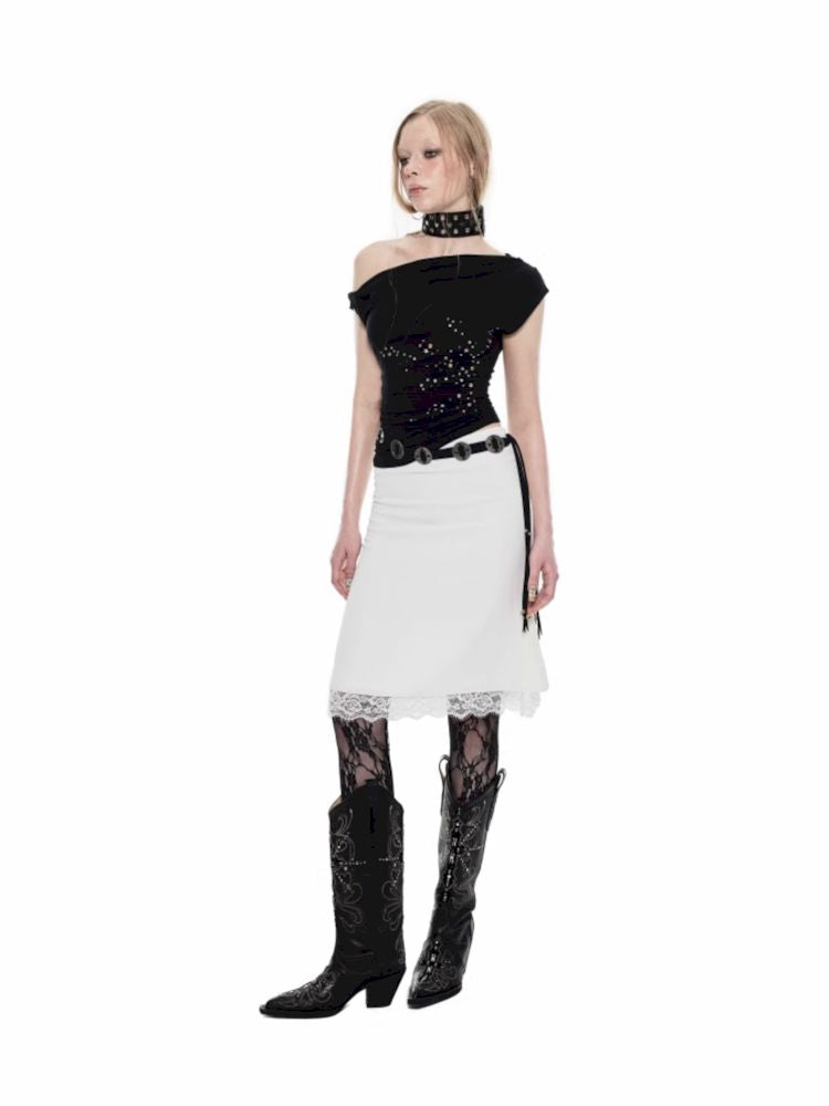 Slim fishtail half-body skirt