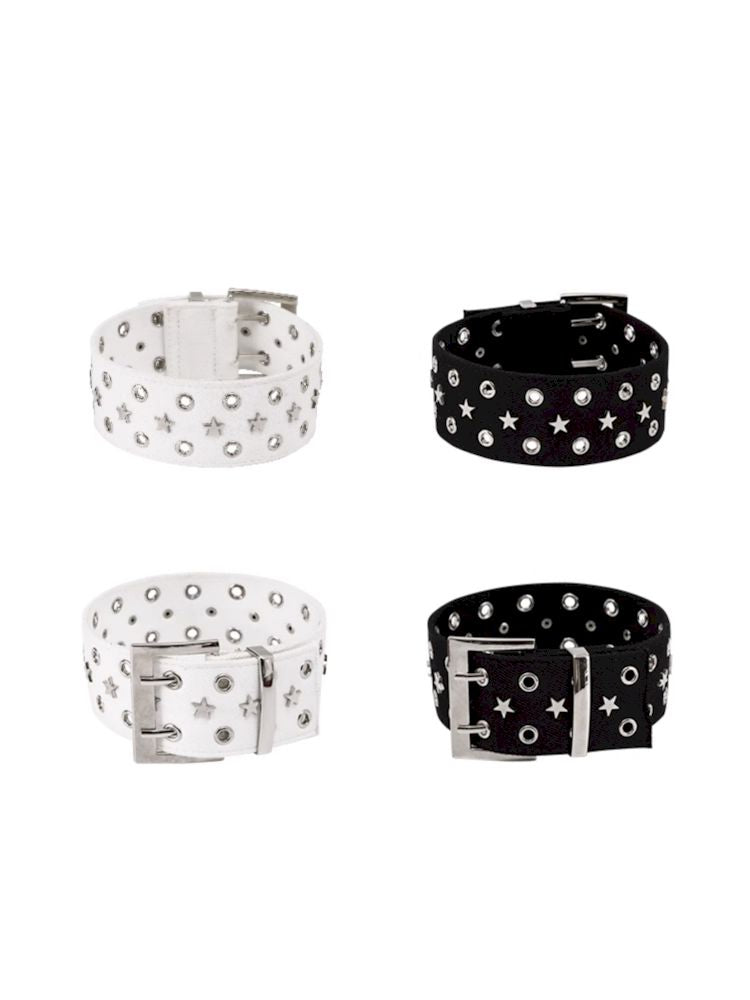 Star studded heavy duty collar/belt