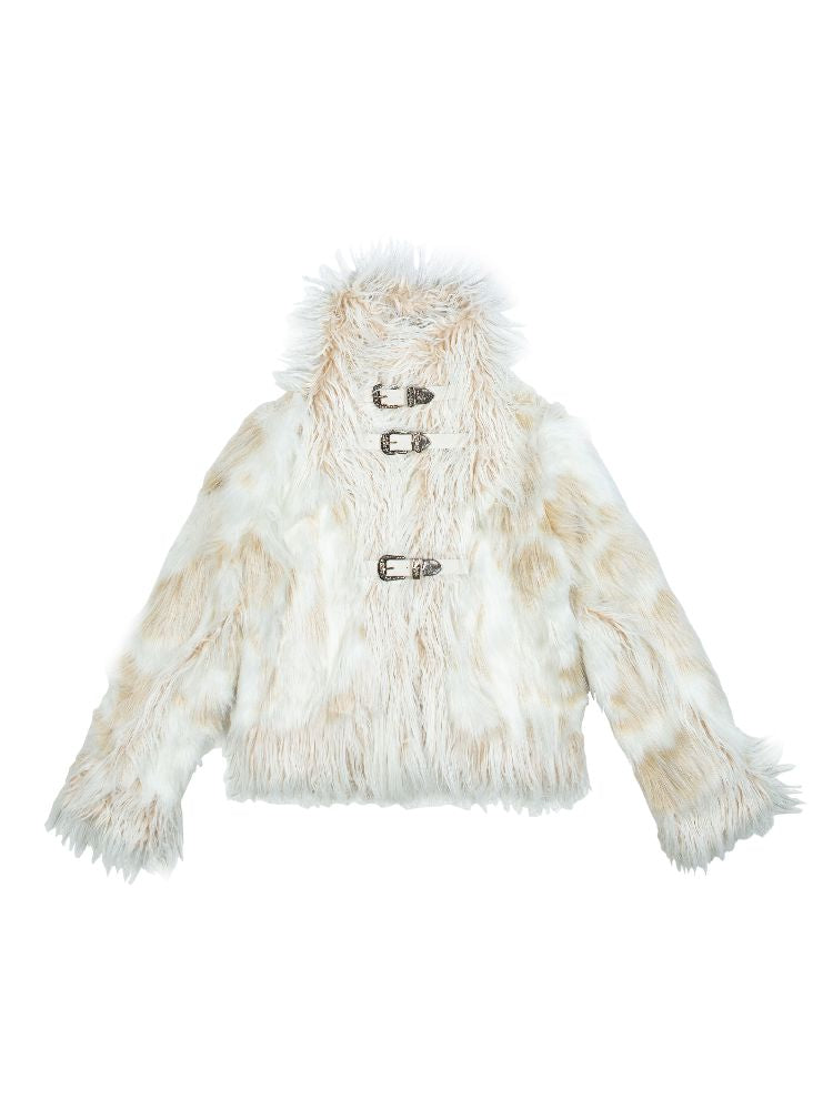 Eco fur coat