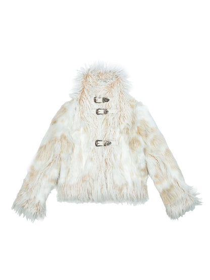 Eco fur coat