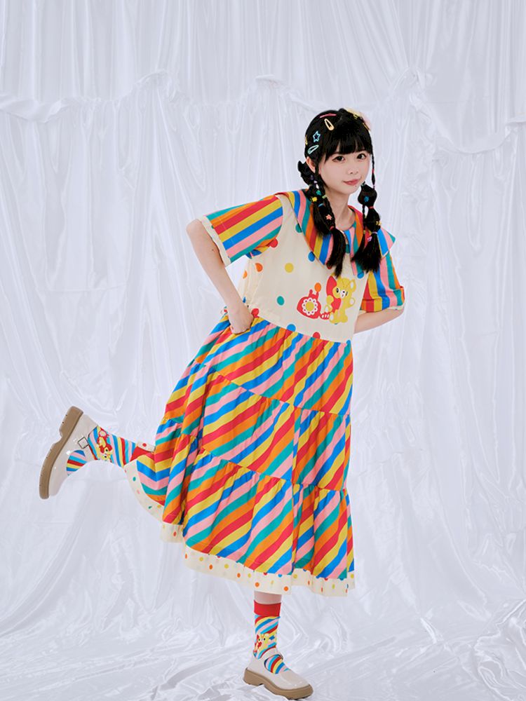 Rainbow Diary Dress