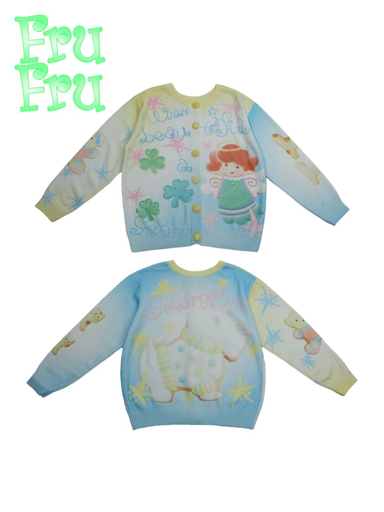 Reversible Cute Printed Sweater