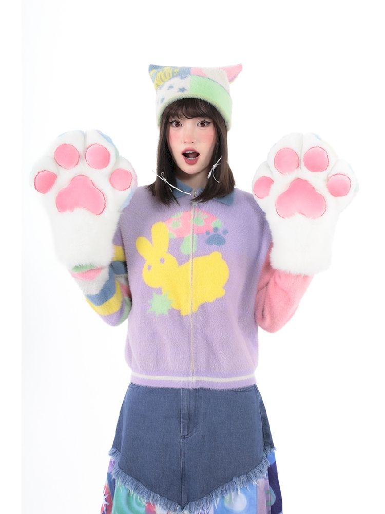 Ghostly Colorful Dopamine Niche Sweater