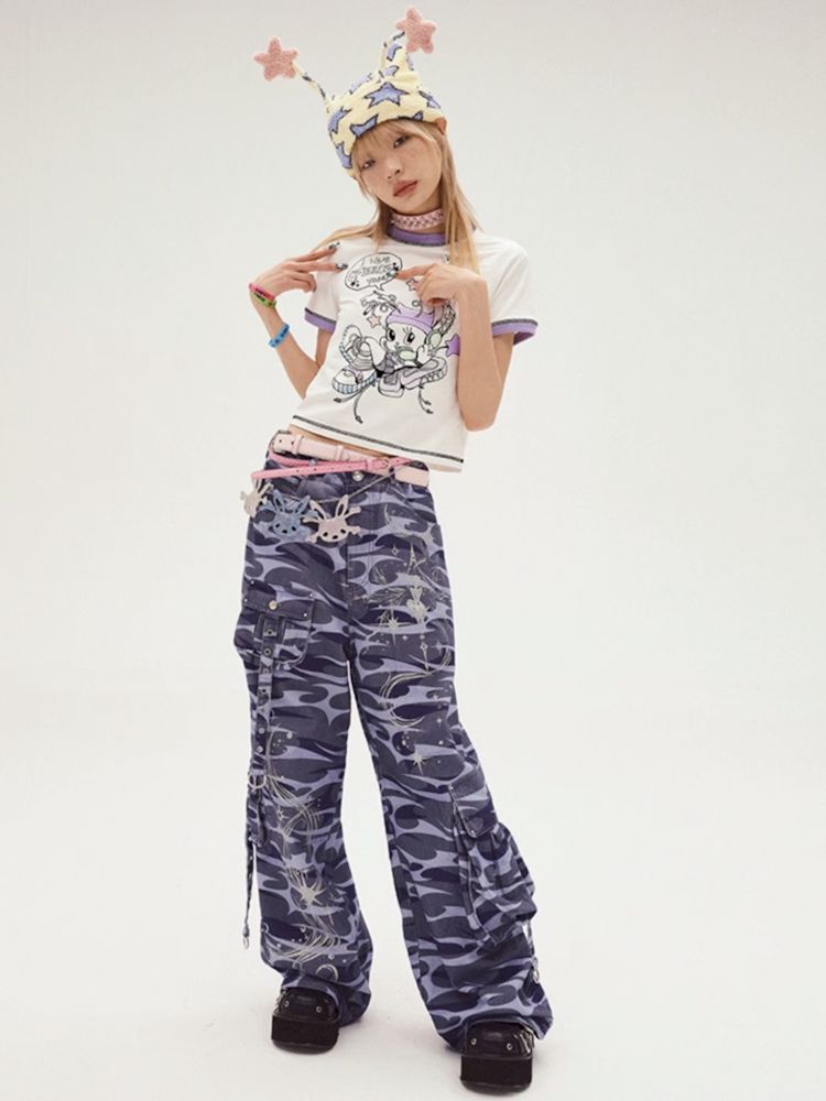 Elf Print Totem Jeans