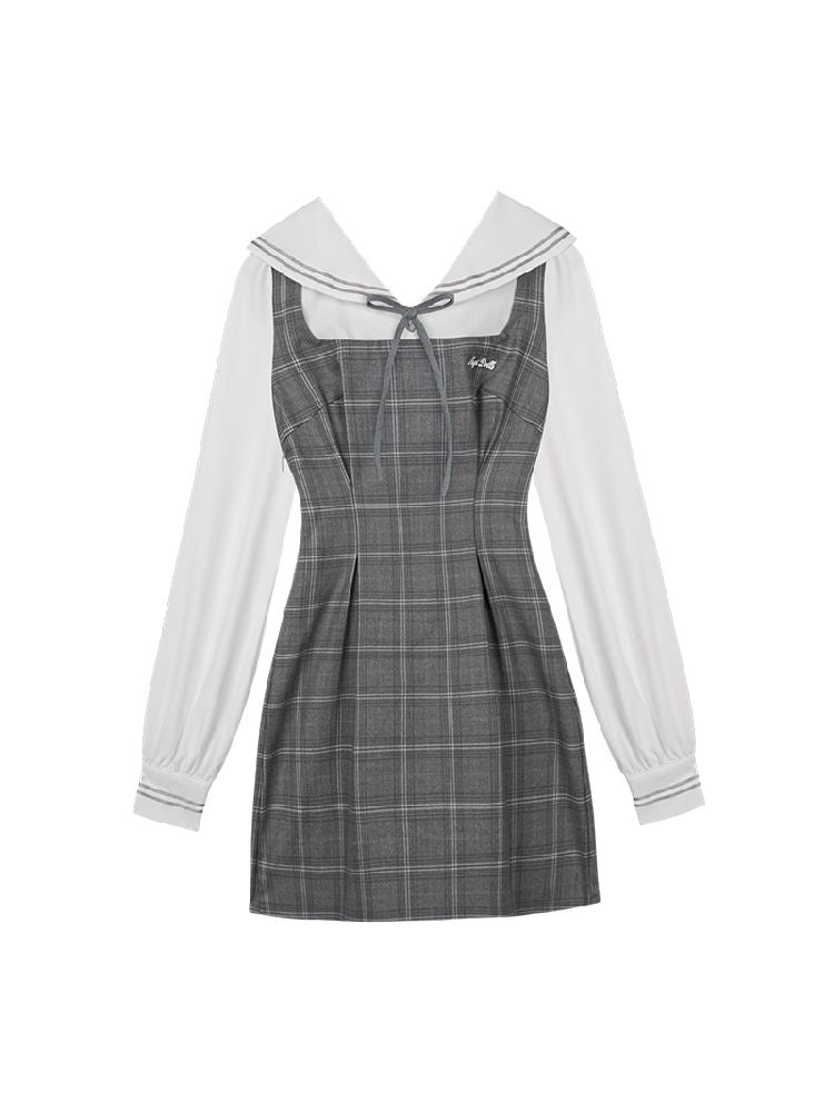 Sailor Collar Slim Fit Dress