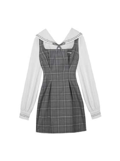 Sailor Collar Slim Fit Dress