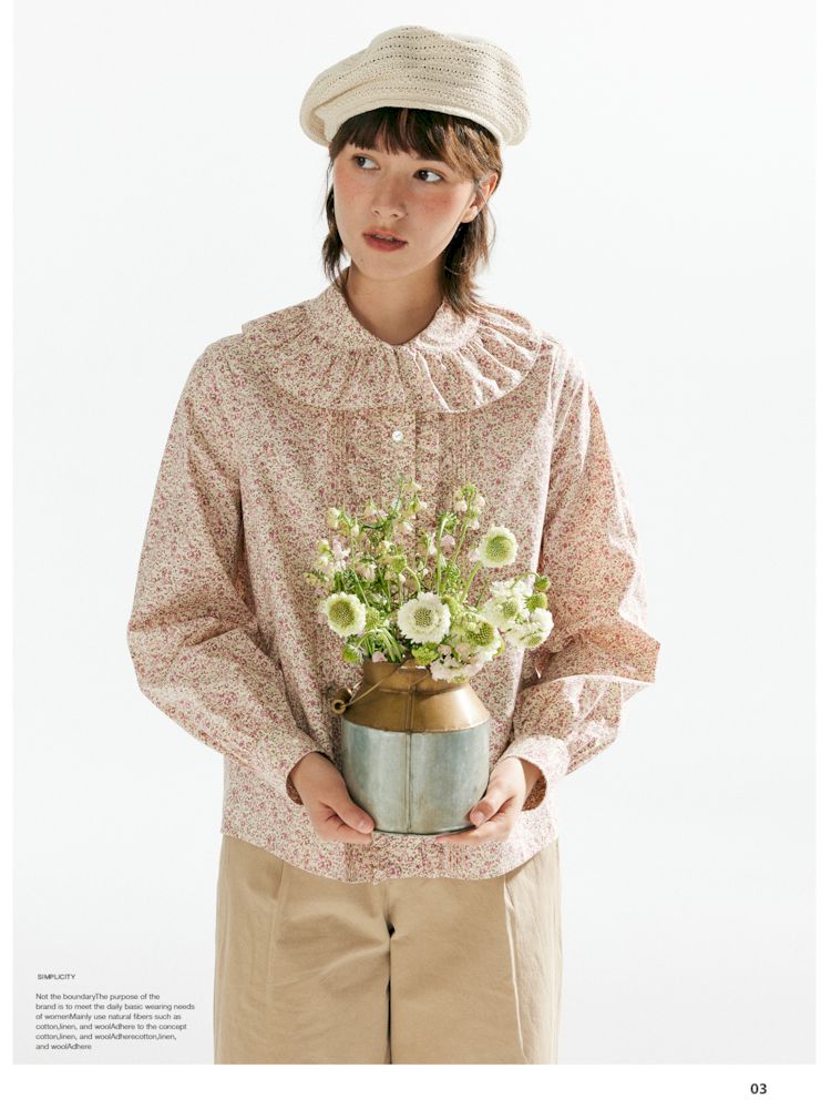 Romantic Vintage Floral Tops