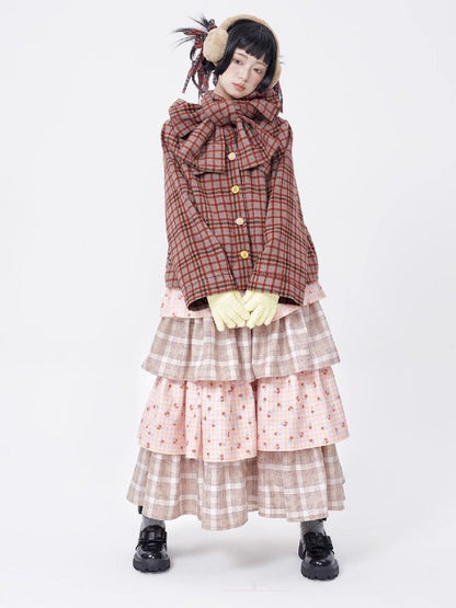 Showa retro cute girl blouse