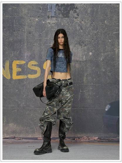 Punk camouflage pants