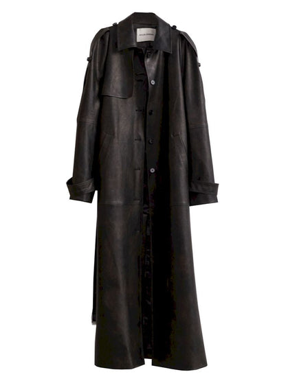 Heavyweight Extra Long Trench Coat