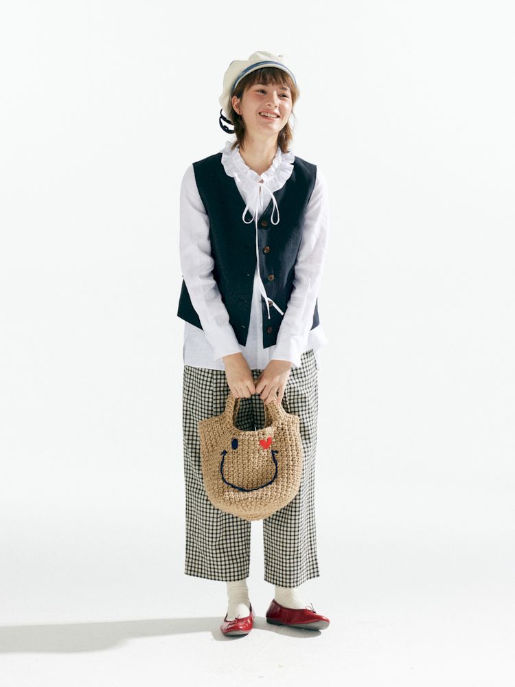 Retro Casual V-neck Linen Vest Jacket