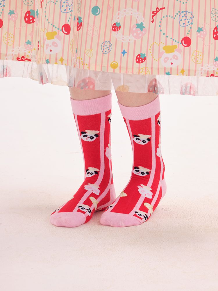 Panda Workshop Knitted Mid-Calf Socks