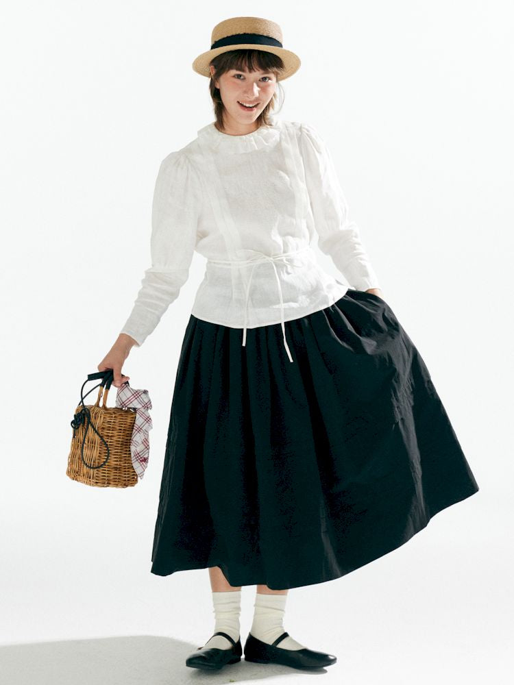 Big Hem Half-body Skirt