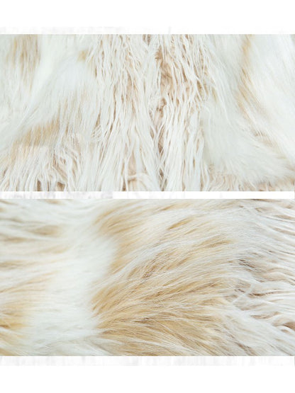 Eco fur coat