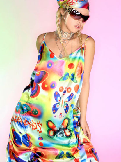 Silk Halter Dress