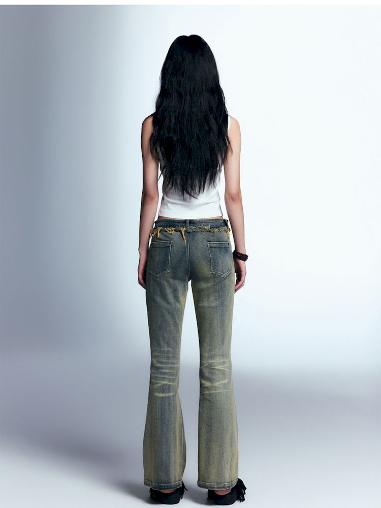 Old micro flare jeans