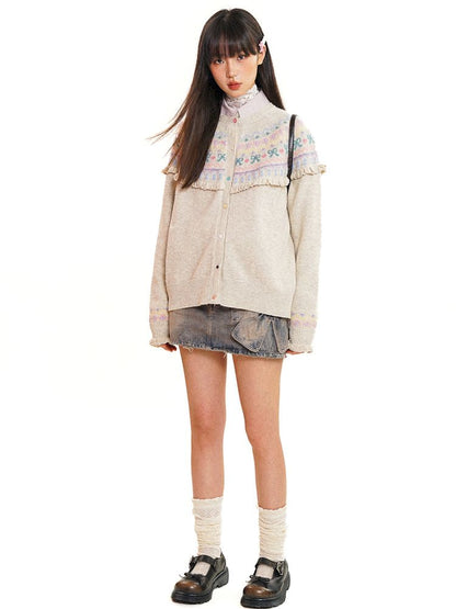 Embroidery Label Long Sleeve Shirt