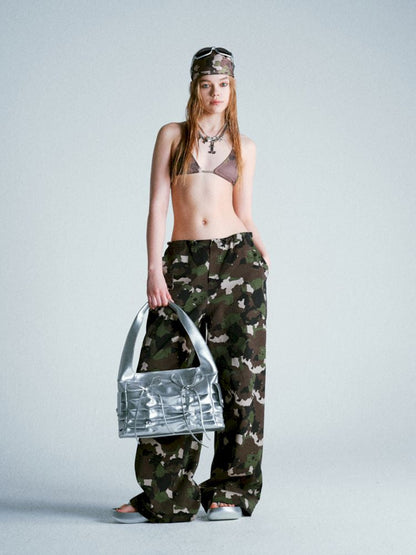 Camouflage full print work trousers